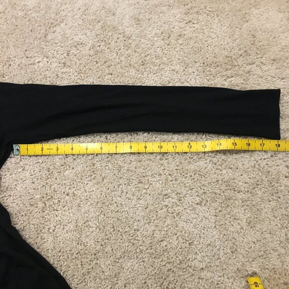 GAP Cotton Modal Long Sleeve Ruched Collar Jersey Top - Picture 13 of 14